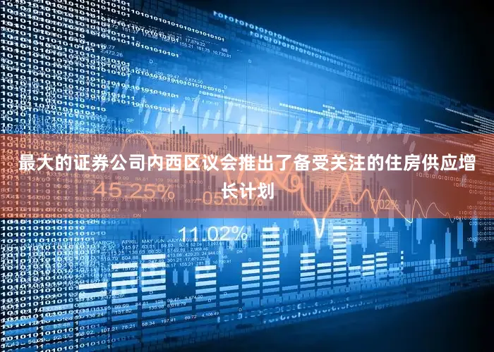 最大的证券公司内西区议会推出了备受关注的住房供应增长计划